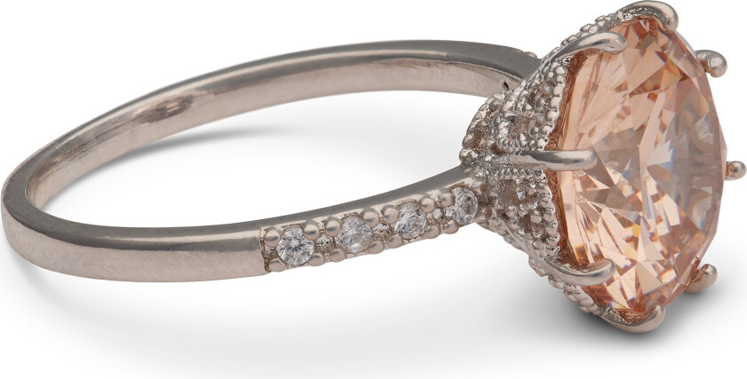 Elenora ring - Champagne Silver 17 mm