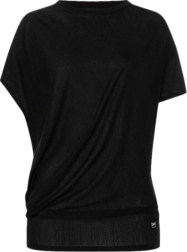 super.natural Women's Yoga Loose Tee Jet Black