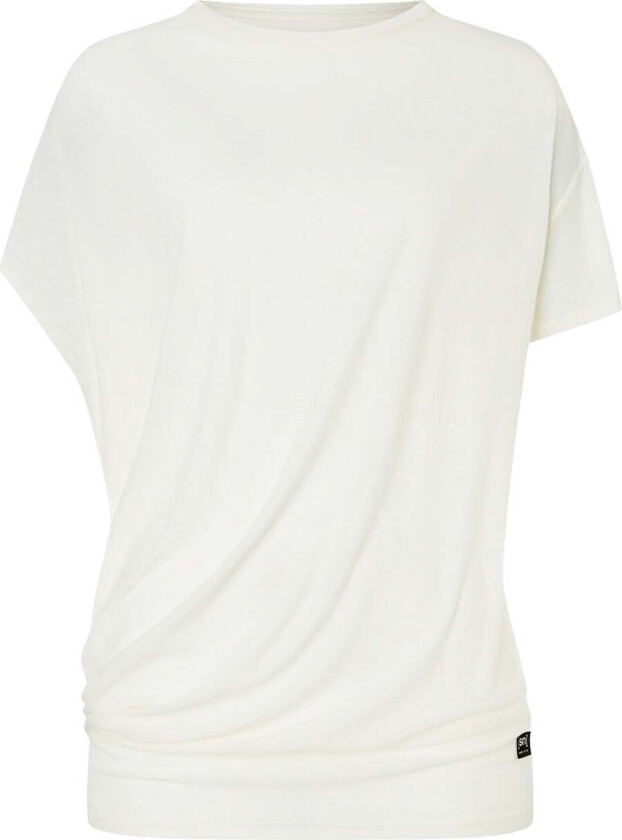 super.natural Women's Yoga Loose Tee Fresh White