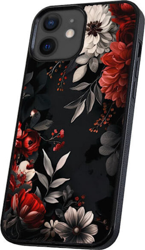 iPhone 12 Mini - Deksel/Mobildeksel Flowers