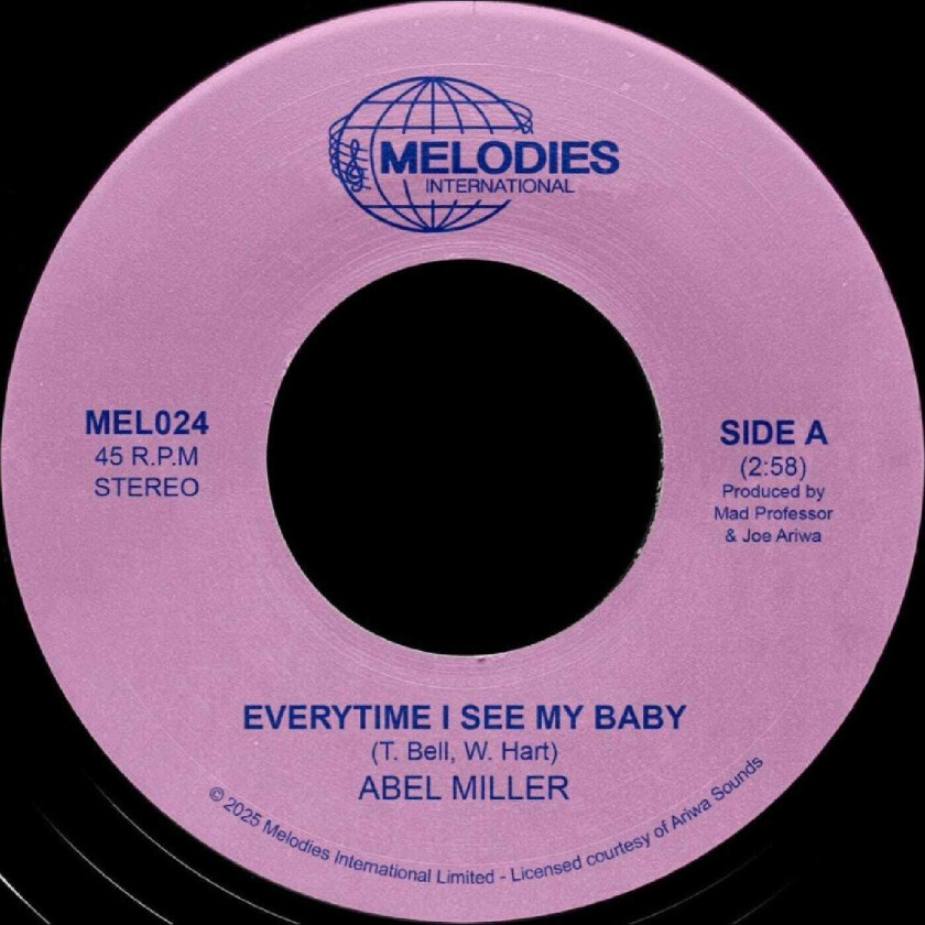 Abel Miller Everytime I See My Baby LP/Vinyl
