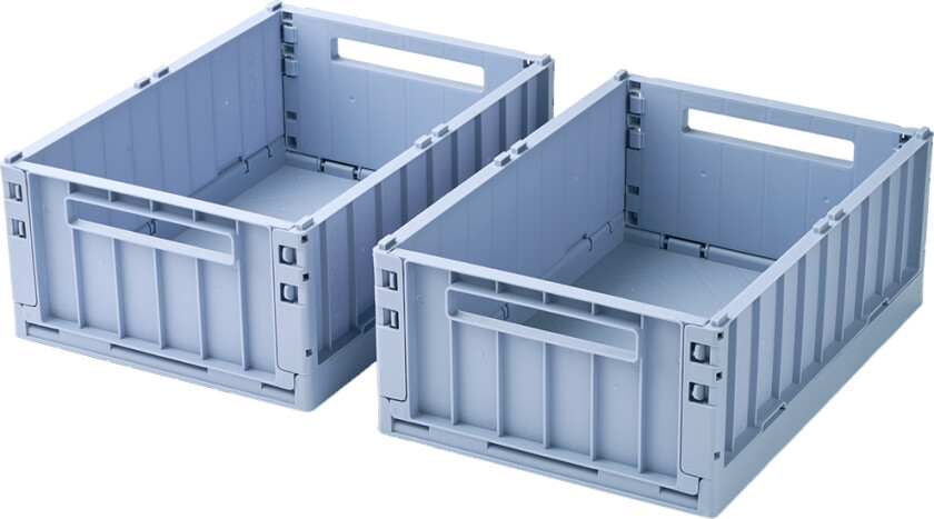 Sammenleggbare bokser - Medium+ - 2-pack - Dusty Lavende - - OneSize - Sammenleggbar boks