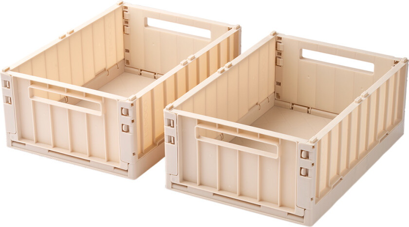 Sammenleggbare bokser - Medium+ - 2-pack - Apple Blossom - - OneSize - Sammenleggbar boks