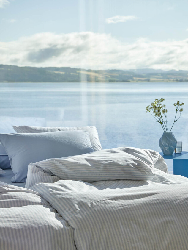 Tor sengesett dempet blå