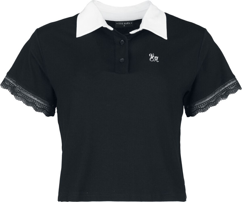 T-skjorte - French Love - S til XXL - Damer - svart