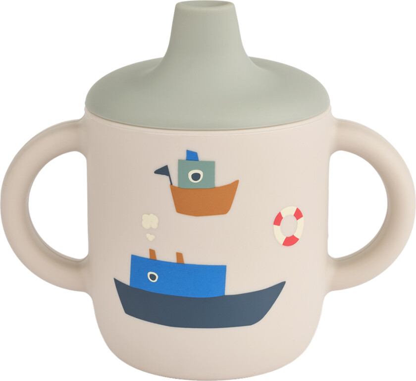 Kopp m. tut - Neil Sippy Cup - Silikon - Seiling/Sandy - - OneSize - Kopp