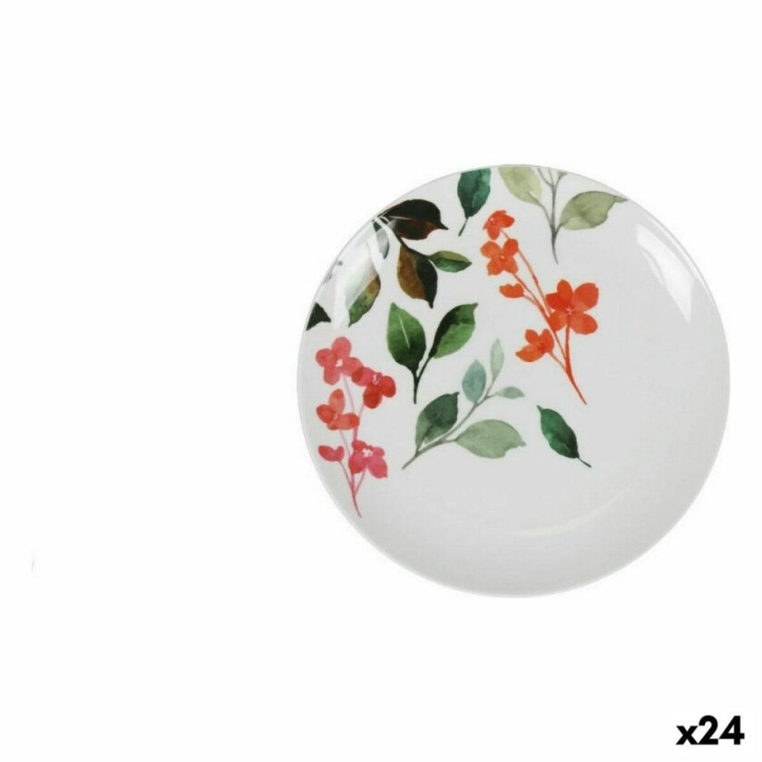 Dessertskål La Mediterránea Petunia Melamin Skinne 20 x 20 x 1,8 cm (24 enheter)