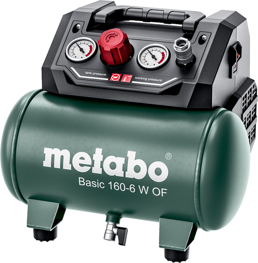 Basic 160-6 W OF - Luftkompressor - 0,9 kW - oljefri - 160 l/min - 6 liter