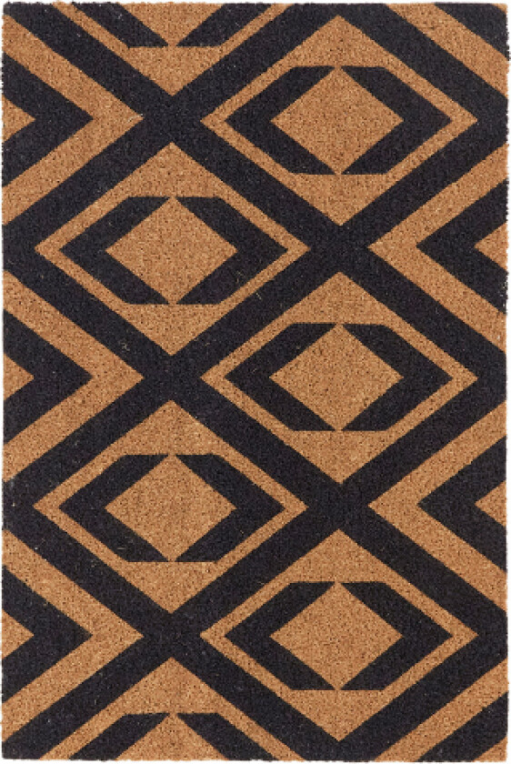 INDI Dørmatte 60x90 Natur/Svart