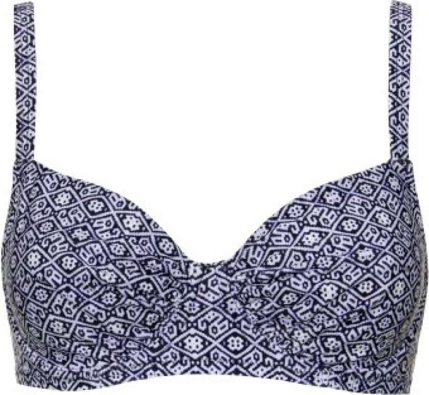 Damella Blue Mosaic Bikini Underwire Bra