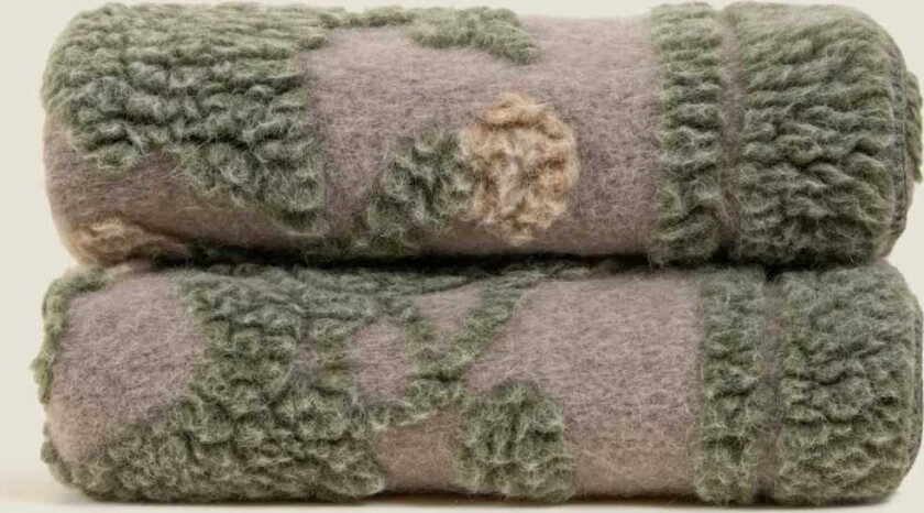 Harmony Green Boiled Wool 150x190cm