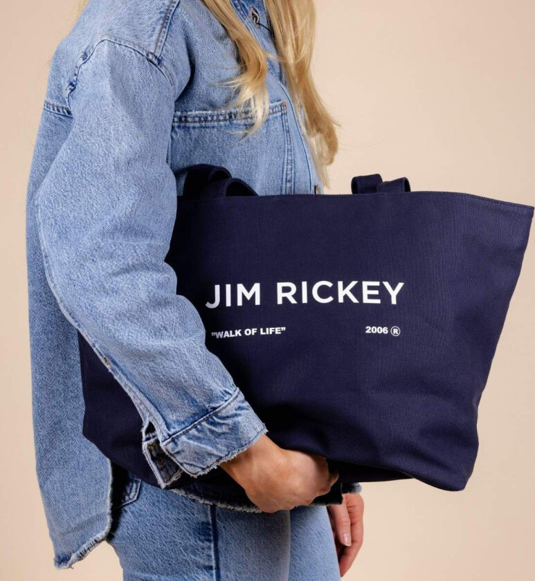 Double Tote Canvas Navy