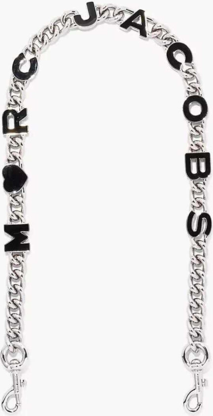 The Heart Shoulder Strap Black/Silver