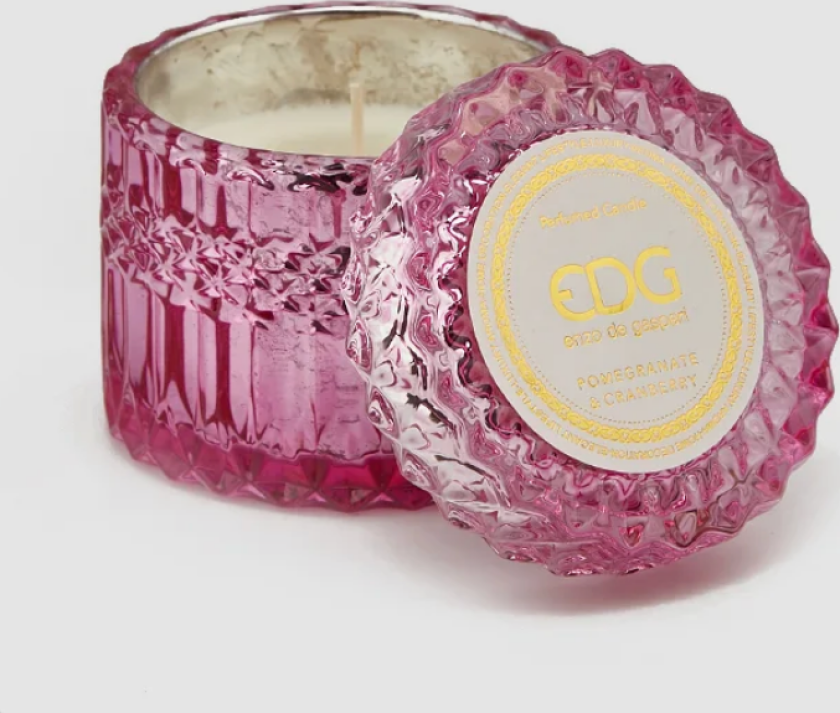 Enzo De Gasperi Duftlys Crystal Cranberry & Pomegranate