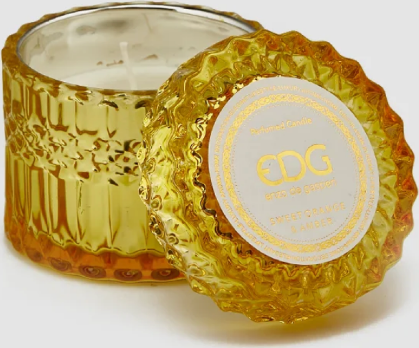 Enzo De Gasperi Duftlys Crystal Sweet Orange Amber