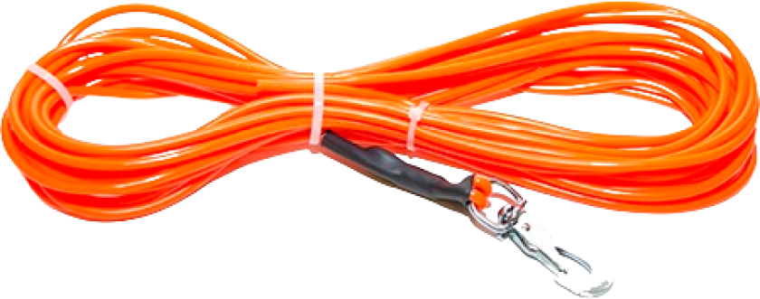 Sporline L10 m B4 mm Orange - Hund - Kobbel og bånd - Langliner og sporliner - Pritax