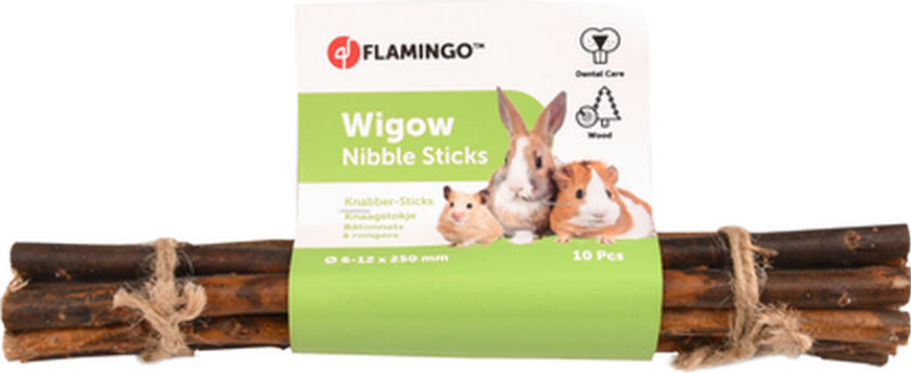 Gnavepinner Wigow Brun Liten - Smådyr - Snacks - Flamingo