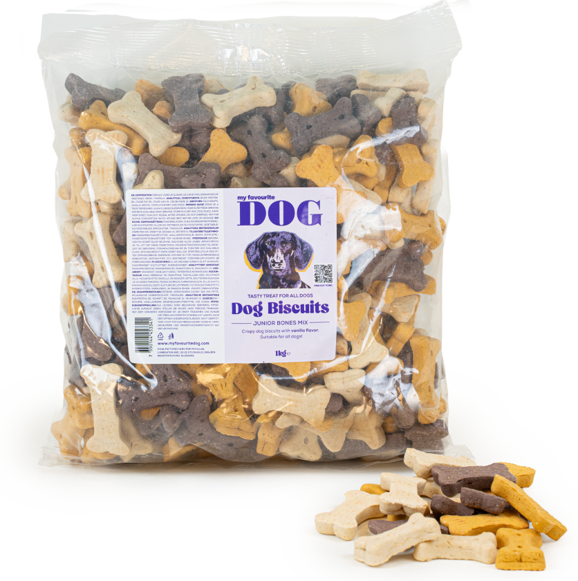 Hundekjeks Junior bein 1 kg - Hund - Hundesnacks - Tygg og tyggebein - My favourite DOG