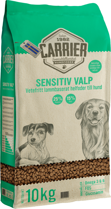 Sensitiv Valp 10 kg - Hund - Hundefôr - Tørrfôr - Carrier