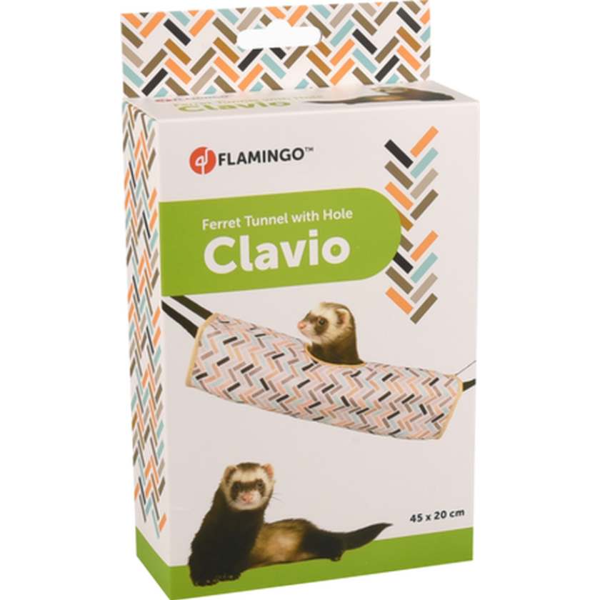 Ildertunnel Clavio 1 hulls opphengsmønster 45 x 20 cm - Smådyr - Bur og luftegård - Luftegård - Flamingo