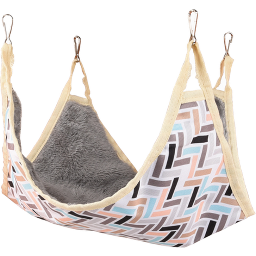 Ilderhengekøye med Clavio-mønster 37 x 37 cm - Smådyr - Bur og luftegård - Luftegård - Flamingo