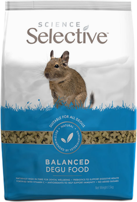Science Selective Degu 1,5 kg - Smådyr - Fôr - Fôr til degus og chinchilla - Supreme Selective