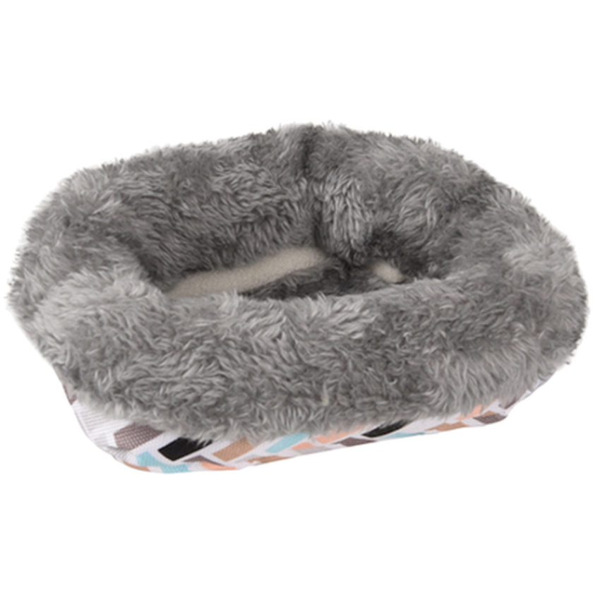 Hamsterkurv Clavio Rektangulært mønster 15 x 13 x 5,5 cm - Smådyr - Bur og luftegård - Luftegård - Flamingo