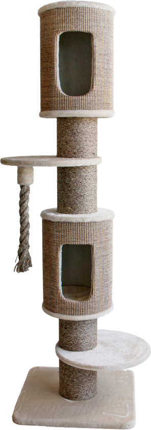 Bilde av Klorebrett Everest, 60x60x198cm, Beige - Katt - Kattemøbler - Kloremøbler - Selected by ZOO