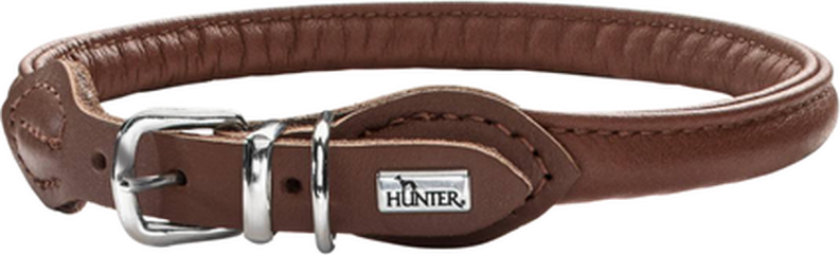 Dog Collar Round & Soft Brown Small - Hund - Halsbånd og seler - Hunter