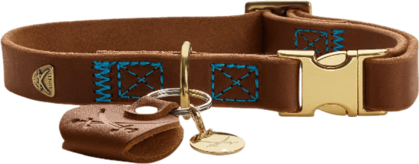 Hundehalsbånd Sansibar i kuskinn cognac L - Hund - Halsbånd og seler - Hunter