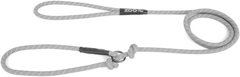 Retrieverbånd Rufus tau Φ8 mm x 160 cm Grått - Hund - Kobbel og bånd - Leiebånd - Selected by ZOO