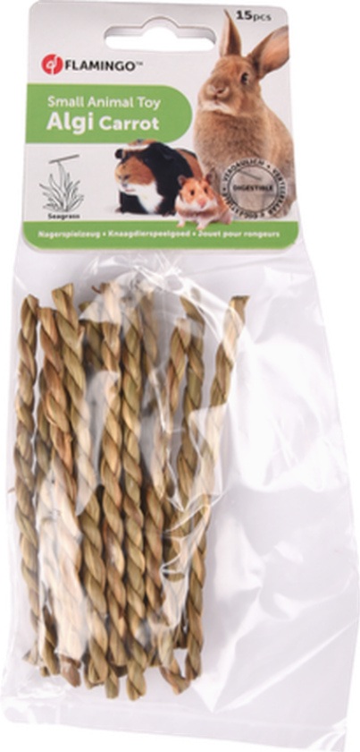 Sat Algi tyggetau Seagrass Nature Brown 15-pk. - Smådyr - Snacks - Flamingo