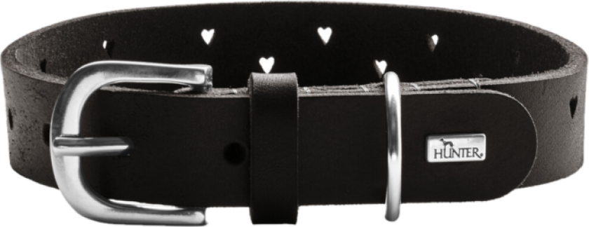 Hundehalsbånd Aalborg Soul Kuskinn Svart S 45 - hals 30-38cm - Hund - Halsbånd og seler - Hunter