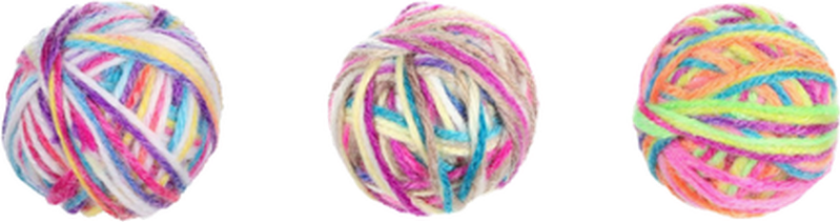 Katteleke Cadee Ball Mix 4 cm - Katt - Leker - Flamingo