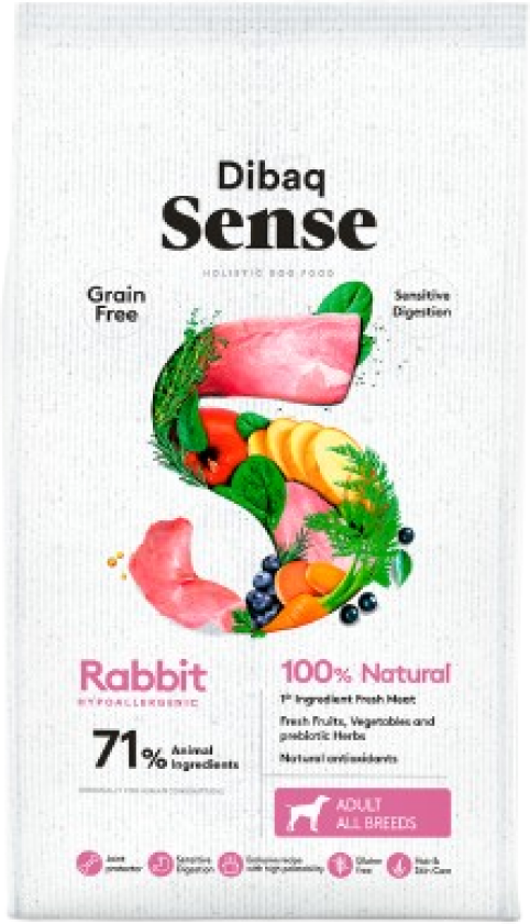 Sense Dog Grain Free Rabbit Sensitive 10 kg - Hund - Hundefôr - Tørrfôr - DIBAQ