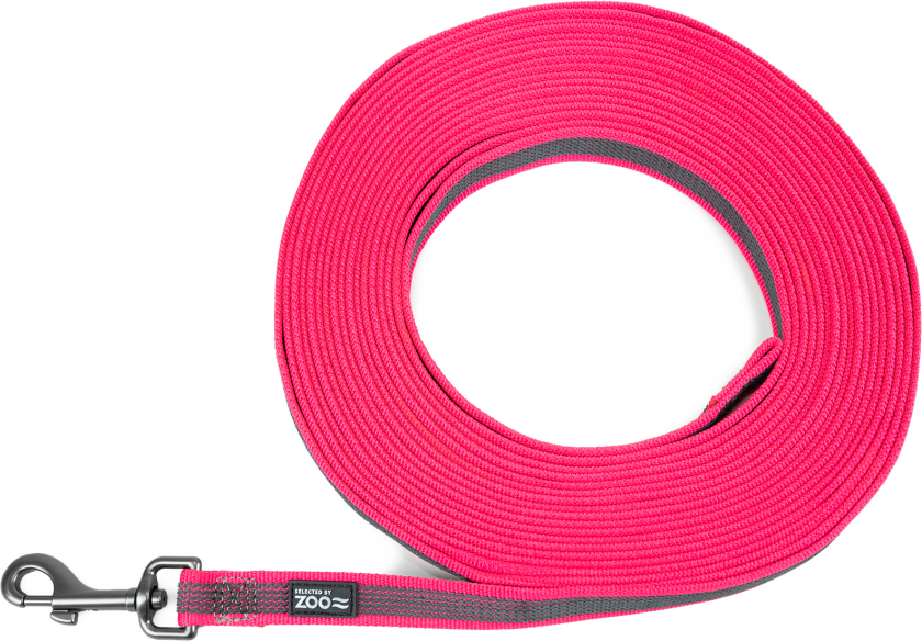 Rufus sklisikkert tau 20 mm x 10 m Rosa - Hund - Kobbel og bånd - Langliner og sporliner - Selected by ZOO