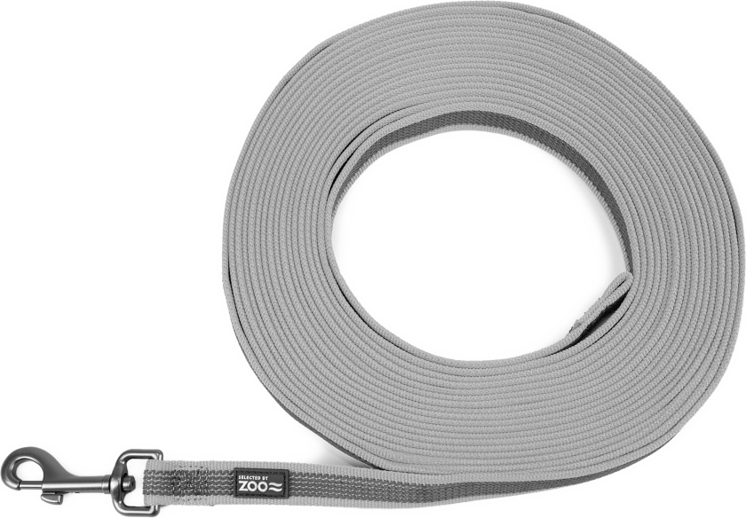 Rufus sklisikker line 20 mm x 10 m Grå - Hund - Kobbel og bånd - Langliner og sporliner - Selected by ZOO