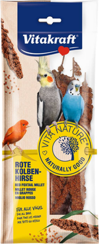 Nature Club Hirse - hirsekolber 80g - Fugl - Snacks - Vitakraft