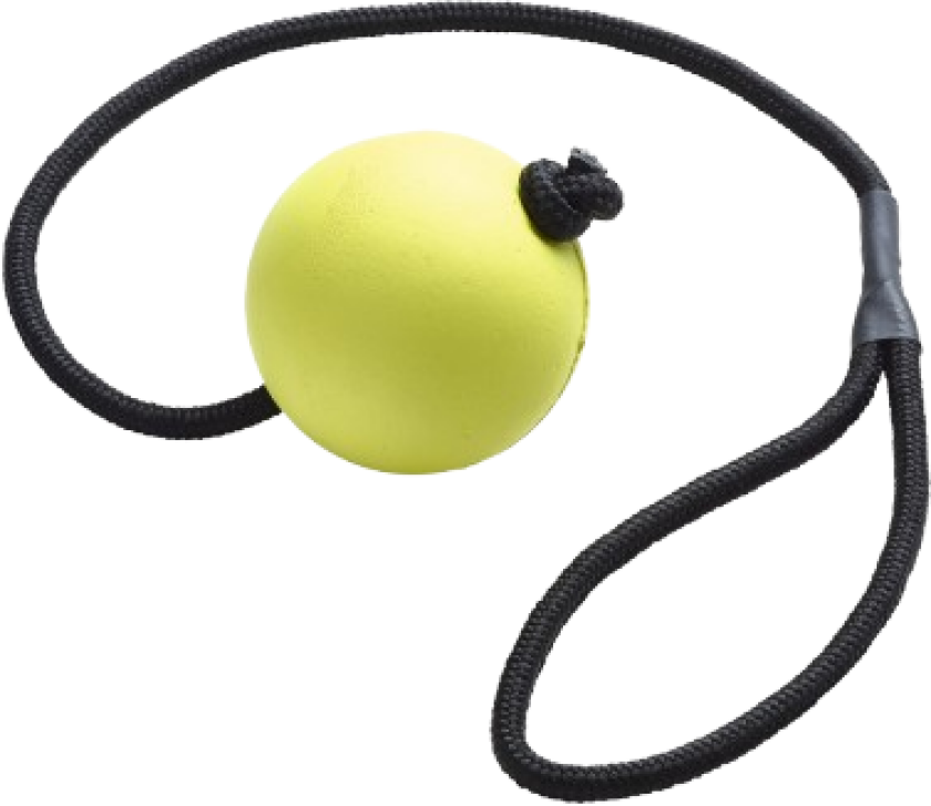 Hundeleketøy Jamuna Rubber Neon Yellow 40 cm - Hund - Hundeleker - Baller - Hunter