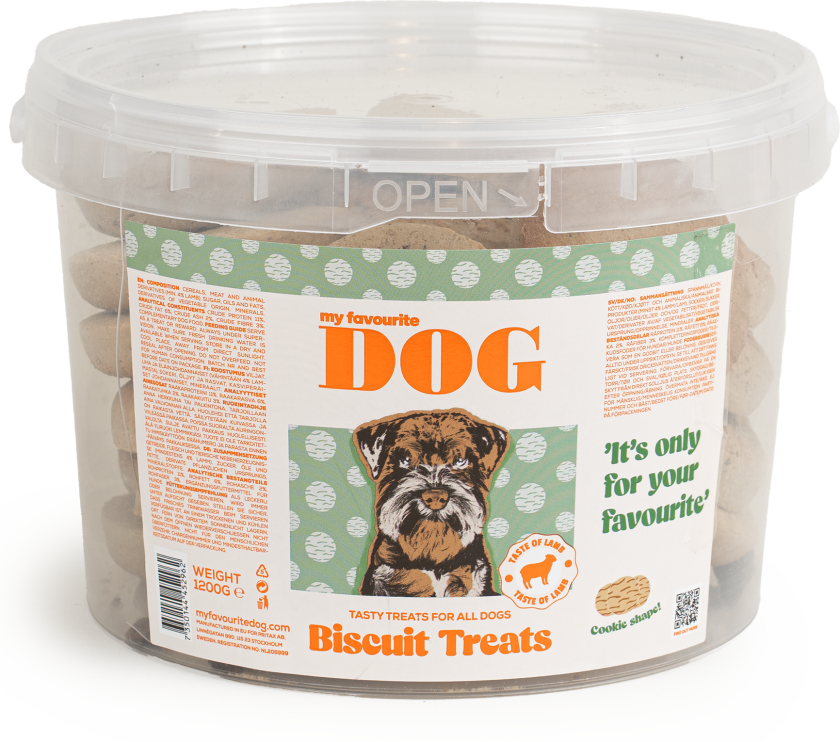 Kaker med lammesmak 1,2kg - Hund - Hundesnacks - My favourite DOG