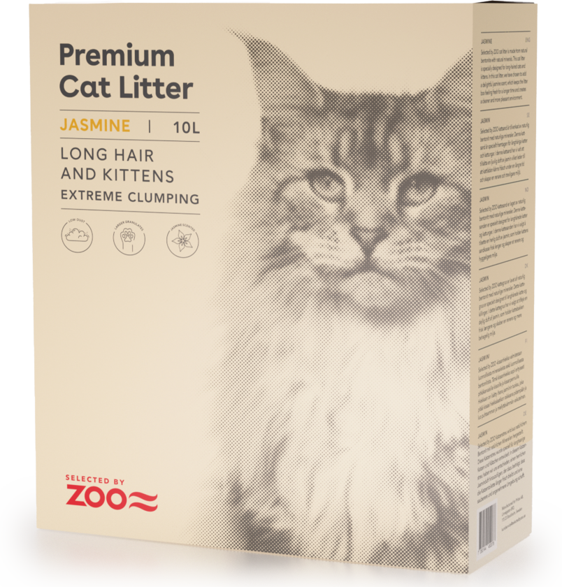 Kattesand Jasmine Long Hair & Kitten 10L - Katt - Toalett og kattesand - Kattesand - Selected by ZOO