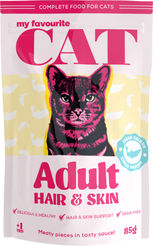 Lakseposer 85 g - Katt - Kattefôr - Våtfôr - My favourite CAT