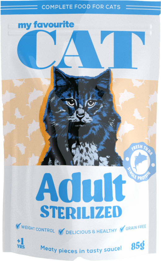 Tunfiskposer 85 g - Katt - Kattefôr - Våtfôr - My favourite CAT