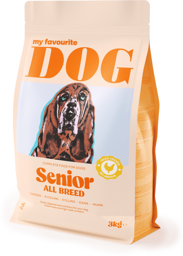 Senior Dog Kylling 3 kg - Hund - Hundefôr - Tørrfôr - My favourite DOG