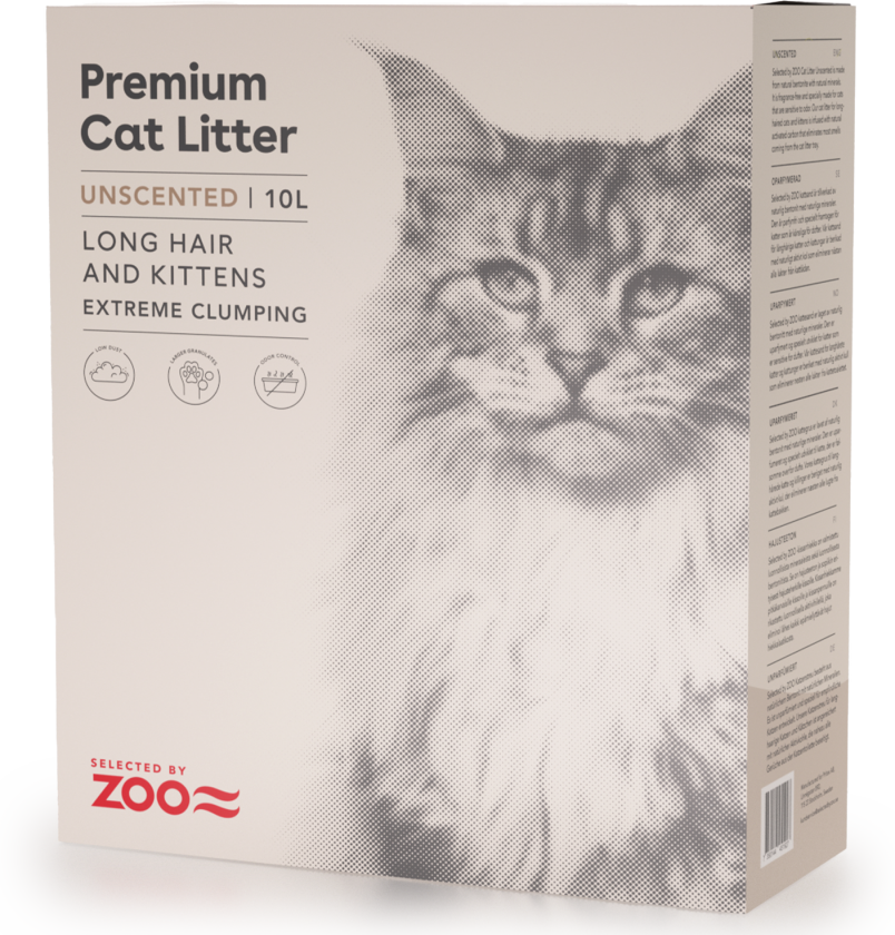 Bilde av Kattesand uparfymert Langhår & Kattunge 10L - Katt - Toalett og kattesand - Kattesand - Selected by ZOO