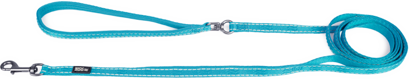 Koppling Rufus 10 mm x 180 cm Turkis - Hund - Kobbel og bånd - Leiebånd - Selected by ZOO