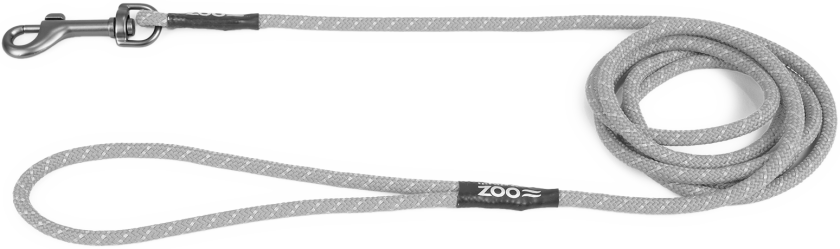 Bånd Rufus tau Φ6 mm x 180 cm Grått - Hund - Kobbel og bånd - Leiebånd - Selected by ZOO
