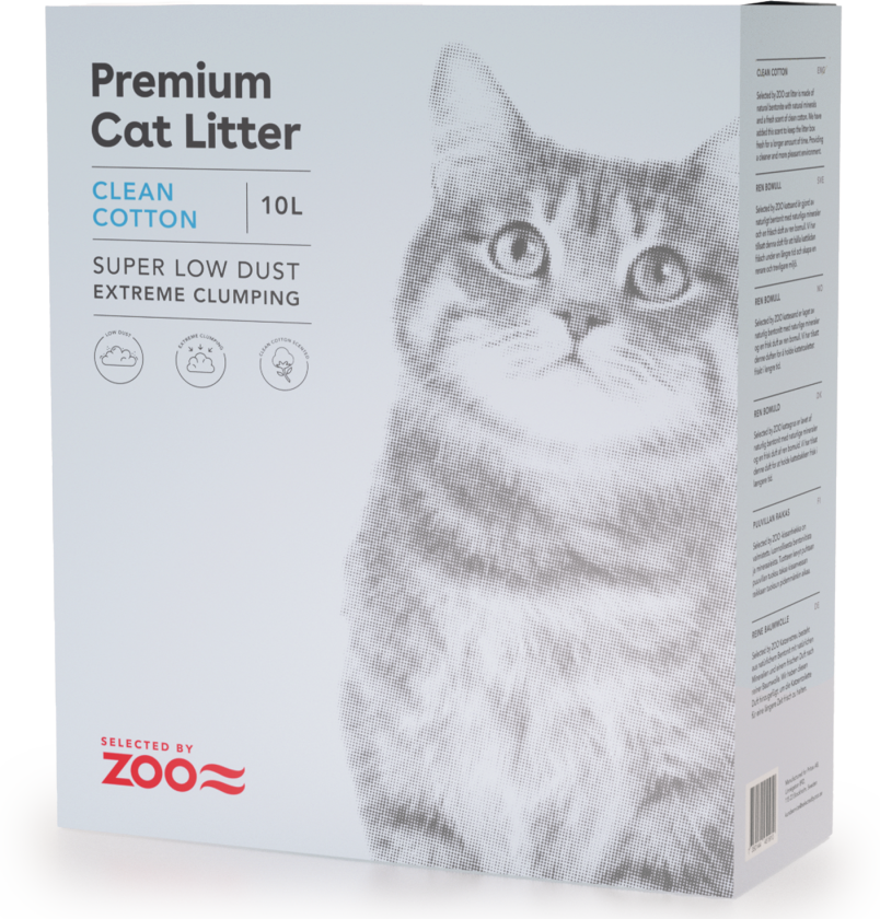 Kattesand Clean Cotton 10L - Katt - Toalett og kattesand - Kattesand - Selected by ZOO