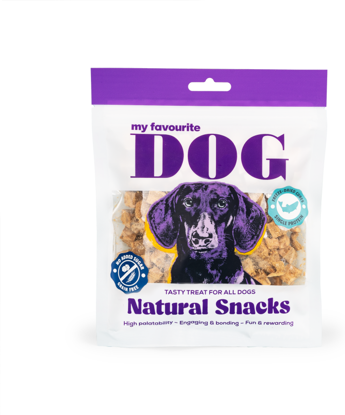 Frysetørket laks i terninger 50 g - Hund - Hundesnacks - My favourite DOG