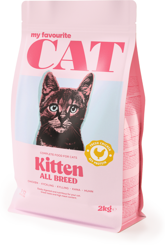 Kitten All Breed kylling 2 kg - Katt - Kattefôr - Tørrfôr - My favourite CAT